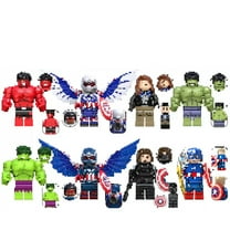 8PCS Minifigures Super Movies Building Blocks, Creative Puzzle Toys for Children Christmas Gift Birthday Present