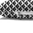 thumbnail image 4 of Abstract Pet Bed, Diagonally Designed Concentric Squares in Monochrome Modern Vibes, Chew Resistant Pad for Dogs and Cats Cushion with Removable Cover, 24" x 39", Dark Grey and White, by Ambesonne, 4 of 4