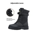 thumbnail image 4 of CAMEL Womens Hiking Snow Boots Mid Calf Winter Boots Waterproof Outdoor Boots, 4 of 9