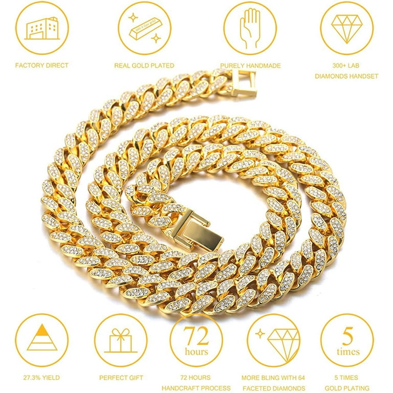 Platinum cuban shop link choker