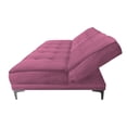 thumbnail image 3 of Sofa Cama Reclinable El Bazar Store Zeus Rosa Terciopelo Futon 3 posiciones Abotonado Sala, 3 of 5