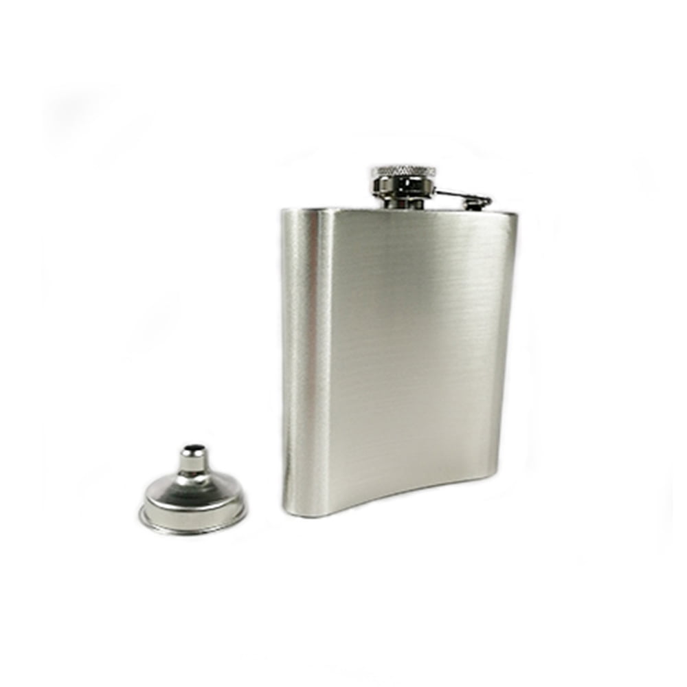 Funny 6oz Prescription Rum stainless steel Flask with funnel Free Shipping 