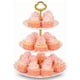 thumbnail image 5 of Bandeja de Stand de Cupcake, Soporte de la Torre de Postre de 3 Niveles Liviano Para Dulces para Bodas, 5 of 8