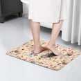 thumbnail image 4 of Yorkie with Pioneer Flower Flannel Non Slip Door Rugs,Washable Door Mats Indoor,Decorative Door Mats,Dirt-Resistant and Absorbent Doormat for Entrance,Bedroom,Kitchen,Bathroom,23.5x16in(60x40cm), 4 of 5