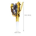 thumbnail image 2 of ULTNICE 12pcs Birthday Party Blowers Party Blowouts Whistles Cylindrical Black Gold for Kids Toys Holiday Parties, 2 of 8