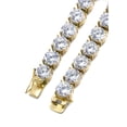 thumbnail image 3 of Lab Grown Diamond Tennis Chain / Necklace  - 14K Yellow Gold, 3 of 6