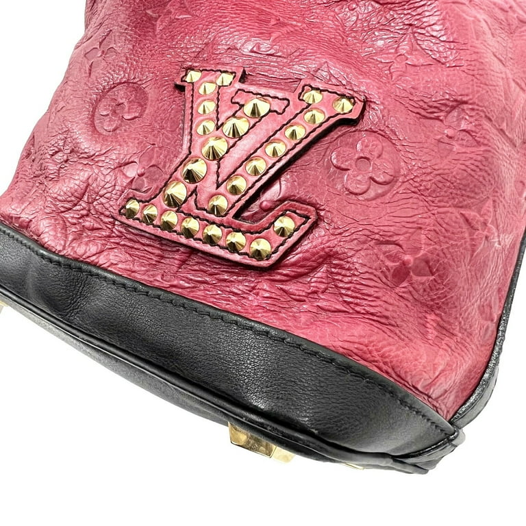 Louis Vuitton Limited Edition Monogram Double Jeu Neo Noe Cranberry Handbag