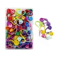 thumbnail image 5 of 120 Pieces Knitting Crochet Locking Stitch Markers Stitch Needle Clip Counter Mix Color Knitting Stitch Counter Crochet Locking Stitch Markers, 5 of 8