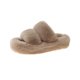 thumbnail image 1 of Pantuflas mullidas de color caramelo súper cálidas Par de zapatos con boca de pez Zapatos de felpa de suela gruesa para uso diario en el hogar, 1 of 6