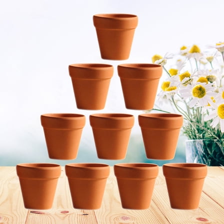 HOMEMAXS  20 Pcs Ceramic Flowerpot Terracotta Plant Pots Small Indoor