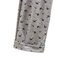 thumbnail image 5 of Bovxnpu Women's Pajama Pants Sleep Lounge Bottoms Cotton Capris Straight Leg Loose Casual Home Wear Pants Sleepwear, 5 of 6