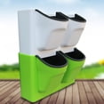thumbnail image 2 of Xingzhi ABS No Drilling Required Wall Mount Planter - Water Storage Function For Efficient Vertical Space Utilization Stable Green Green, 2 of 6