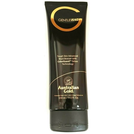 Australian Gold Gentlemen Advanced Black Bronzer Indoor Tanning Bed (Best Indoor Tanning Lotion For Men)