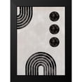 thumbnail image 2 of 1x Studio II 14x18 Black Modern Framed Museum Art Print Titled - Arch_drops_001, 2 of 5