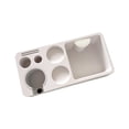 thumbnail image 4 of Soporte para filtro de café, estación de compactación de Espresso, herramienta de Barista antideslizante, caja organizadora de Espresso ajustable para blanco, 4 of 8