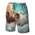 thumbnail image 6 of Uemuo Cloud Guinea Pig Pattern Men's Swim Trunks Hawaiian Beach Bathing Suit Swimsuits Beach Quick-Dry Shorts with Pockets-3X-Large, 6 of 9