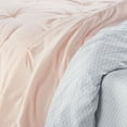 thumbnail image 4 of Serta Simply Clean 7-Piece Blush Pink Pleated Bed in a Bag, Full, 4 of 10