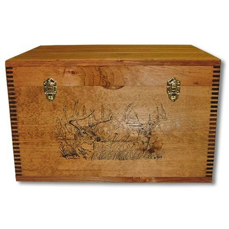 Evans Sports 2 Trophy Deer Print Flat Top Trunk