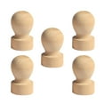 thumbnail image 4 of MIANGASTORE Cachet 2,5 cm Poignée Ronde en Bois Cachet Bricolage pour Scrapbooking Journal d'Artisanat Fournitures d'Artisanat Boutons Ronds en Bois 5 Pcs, 4 of 7