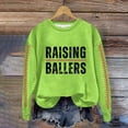 thumbnail image 2 of Ruyang Womens Casual Sweatshirt Women's Fashionable Round Neck Long Sleeved Raising Printed Top Hoodie Jogging Sweatshirt Women, 2 of 7