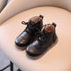 thumbnail image 1 of Botas Martin de estilo retro para niños, zapatos de cuero para niños, zapatos de otoño de caña alta, botas individuales para niñas, 1 of 5