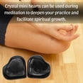 thumbnail image 6 of Black Obsidian Stone Heart - Pack of 2 Crystal Heart - Pocket Massage Worry Stone, 6 of 6