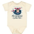 thumbnail image 3 of Inktastic Grammy Loves Me Grandson Bear Boys Baby Bodysuit, 3 of 5