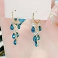 thumbnail image 5 of Ladies Fashion Earrings Long Fringed Crystal Drop Earrings, Xinsrenus Under $5! Ladies Fashion Earrings Long Fringed, 5 of 7