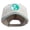 Beige Green, variant on Yin Yang Clover Embroidered Pigment Dyed Wash Cap - Beige Black OSFM