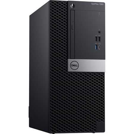 Dell OptiPlex 7060 Tower High Performance Desktop Computer, Intel Six Core i7-8700 up to 4.6GHz, 16G DDR4, 512G SSD, DVD, WiFi, BT, 4K Support, DP, Win 10 Pro 64 English/Spanish/French Used Grade A
