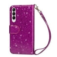 thumbnail image 2 of Case for FOXDOCK Samsung Galaxy Z Fold3 5G Glitter Zipper Wallet Case with Short Hand Strap, 2 of 4
