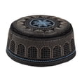 thumbnail image 3 of 2x Mens Prayer Haji Hat Embroidered Caps Topi, 3 of 8