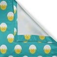 thumbnail image 4 of Ambesonne Yellow Bird Window Valance, Chicken in Cracked Egg, 54" X 18", Seafoam Yellow, 4 of 5