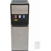 Bottom Loading Water Cooler Dispenser, 5 Gallon Cold/Hot Bottle Water Cooler with Removable Drip Tray, Top Loading Water Dispenserfor Home Office Use (Grey)