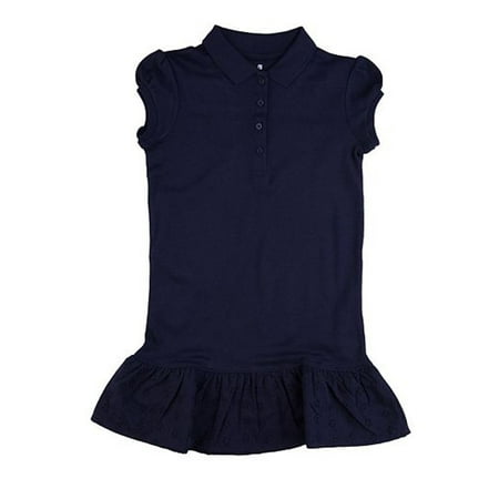 School Uniform Ruffled Polo Shirt Dress CCG0011H (Best School Uniform Websites)