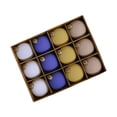 thumbnail image 3 of 12 adornos navideños de bolas para colgar en el de Navidad, regalo de fiesta, colgantes para el de Navidad para el festival de aniversario Azul Amarillo Caqui, 3 of 8