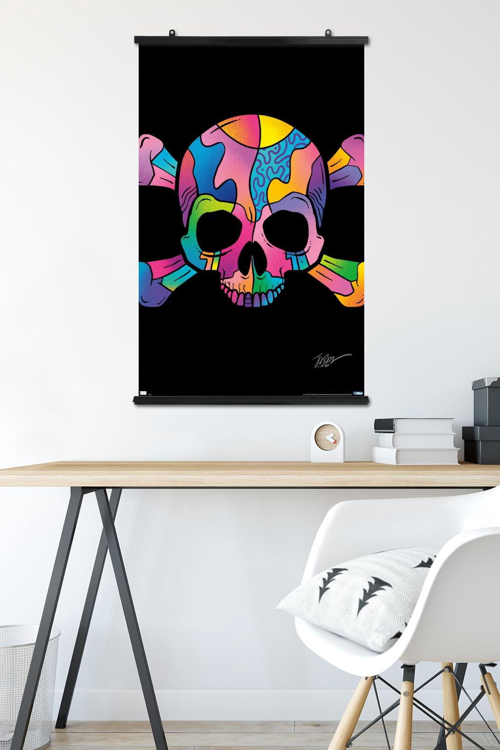 Jason Naylor - Color Skull Wall Poster, 22.375" x 34"