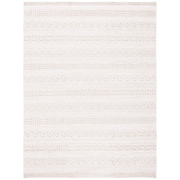 SAFAVIEH Natural Fiber Jillian Striped Area Rug, Beige/Ivory, 8' x 10'