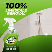 Lime-A-Way Hard Water Stain Remover Spray, Removes Lime, Calcium & Rust in Seconds, Bathroom Cleaner, 22 fl oz