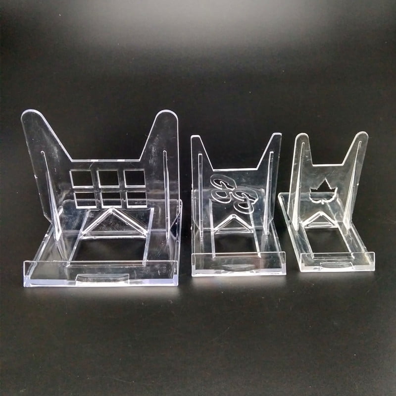 SagaSave Clear Acrylic Plate Display Stand Size S/M/L