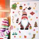 thumbnail image 5 of 1 Juego de pegatinas navideñas para ventana, gnomo enano sin rostro para pegatinas de muñecas, pegatinas para puerta, pared y ventana, calcomanías para fiesta en casa, 5 of 5