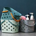 thumbnail image 6 of Plastic Storage Baskets with Handles,Portable Shower Caddy Tote Plastic Storage Basket Box Organizer Bin for Bathroom, Pantry, Kitchen, College Dorm, Garage, 6 of 8