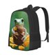 thumbnail image 1 of Fotbe Tree Frog Sitting On Sunflowes Mochila para Hombre y Mujer - Tela Oxford 600D Resistente - Mochila Impermeable de Gran Capacidad para Escuela, Viajes y Senderismo, 1 of 6