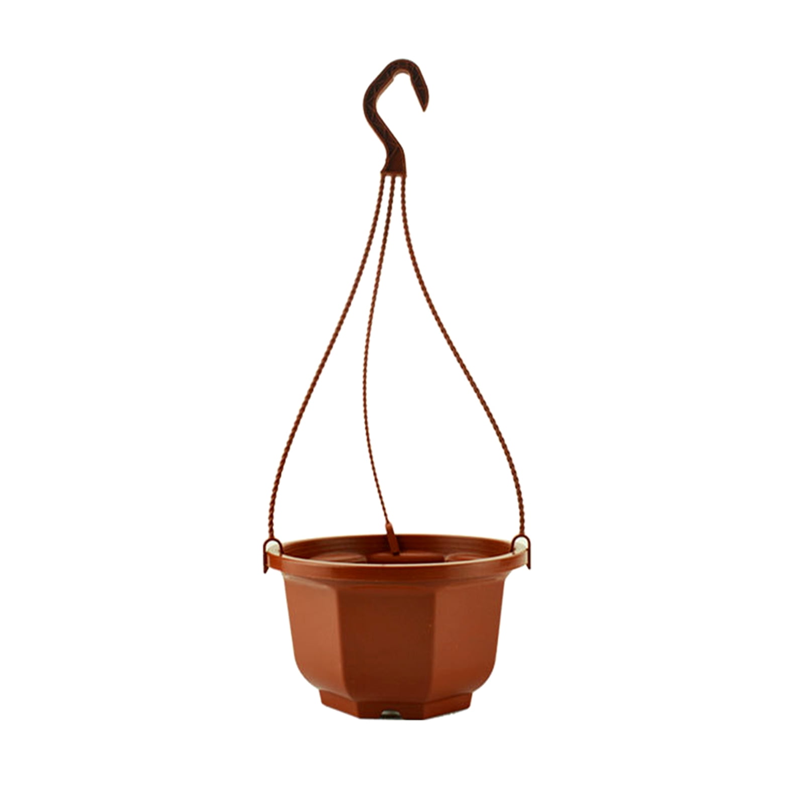 5Pcs Flower Basket Reusable Heighten Plastic Hanging Planter Decor Pot for Outdoor,1