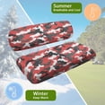 thumbnail image 6 of Aplkyhs Golf Cart Seat Cover Sun Proof Club Car Seat Cushion Red Camouflage Golf Cart Accessories Breathable Seat Bottom and Backrest Cushion for Club Car, 6 of 7