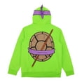 thumbnail image 6 of Teenage Mutant Ninja Turtles Donatello Long Sleeve Men's Green Cosplay Hoodie-Large, 6 of 8