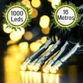 thumbnail image 2 of Luces navideñas DOSYU 1000 LEDs Blanco CÁLIDO 16 Metros, 2 of 5