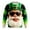 16-Black, variant on Telankuip St Patricks Day Sweatshirts for Men 2026 Trendy Funny Santa Claus Graphic Printed Crewneck Pullovers Comfortable Long Sleeve Workout Tops Novelty Casual Outfits 28-Green XL