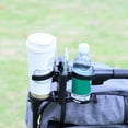thumbnail image 4 of Pram Cart Beverage Holder 360 Degree Adjustable Clamp Fit Most Strollers Wheelchairs Foldable Design, 4 of 9