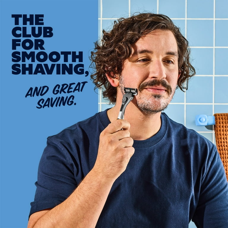 Dollar Shave Club Men's 6-Blade Razor Starter Set with 2